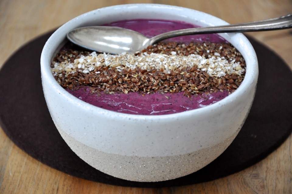 Leinsamen-Fitness-Bowl